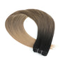 30 Inch Bone Straight Synthetic Hair Bundles Piano Blonde Ombre
