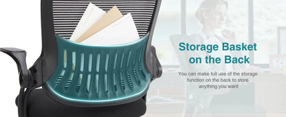 JHK Ergonomic Mesh Backrest Office Chair Adjustable Height