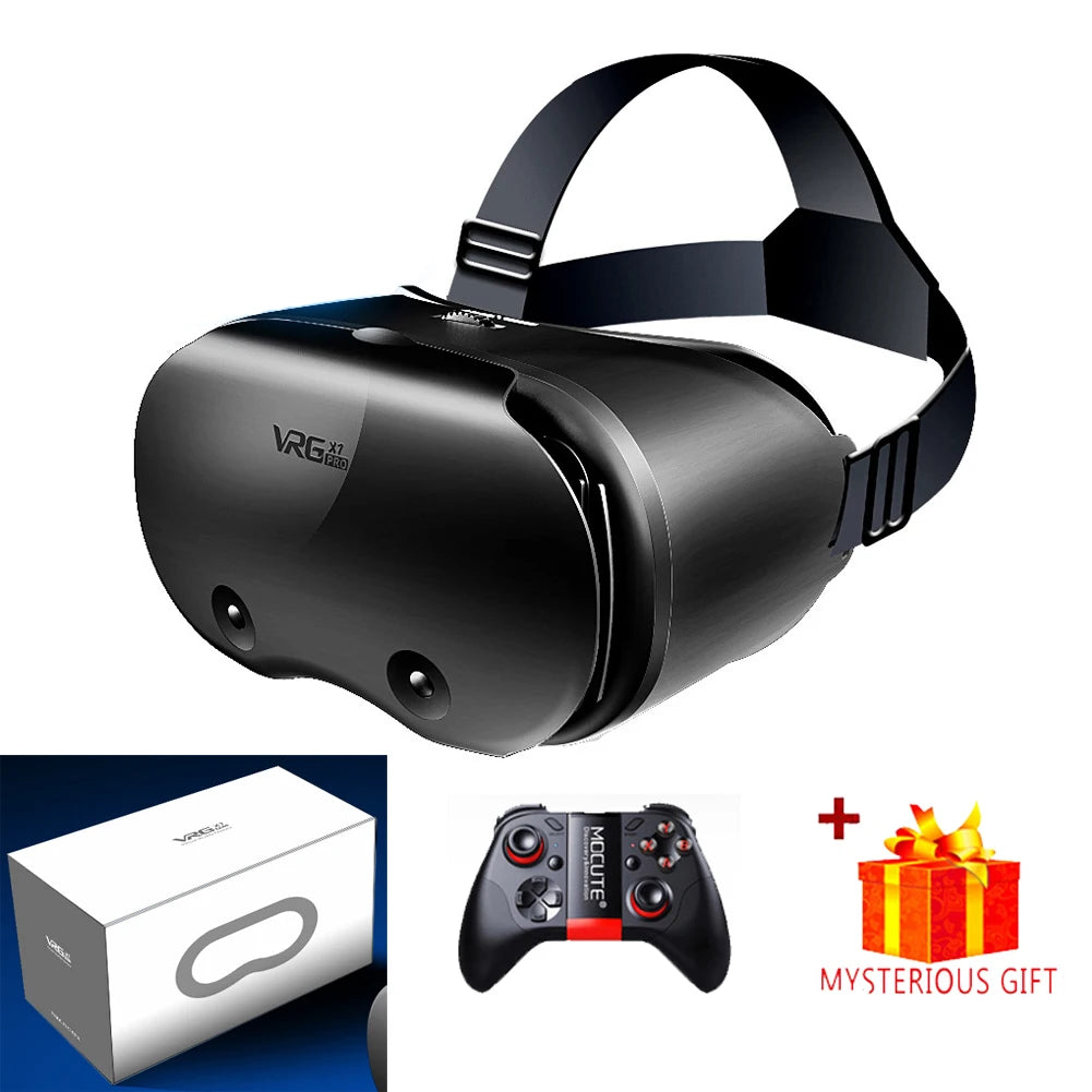 3D Virtual Reality Glasses for Smartphones with Real Lenses