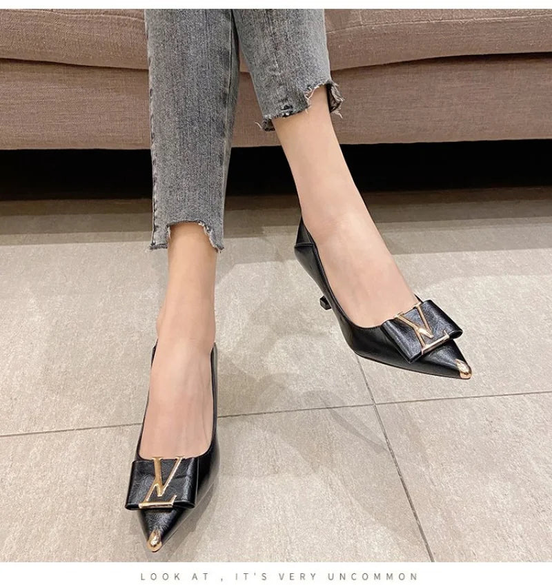 Pointed Toe Stiletto Heels Women's Office Pumps