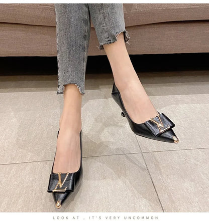Pointed Toe Stiletto Heels Women's Office Pumps