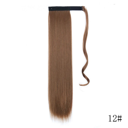 Long Straight Clip-in Ponytail Hair Extension Black