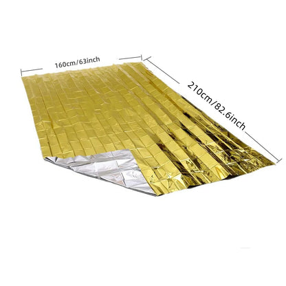 Gold Emergency Blanket Waterproof Insulation Tool 160x210cm