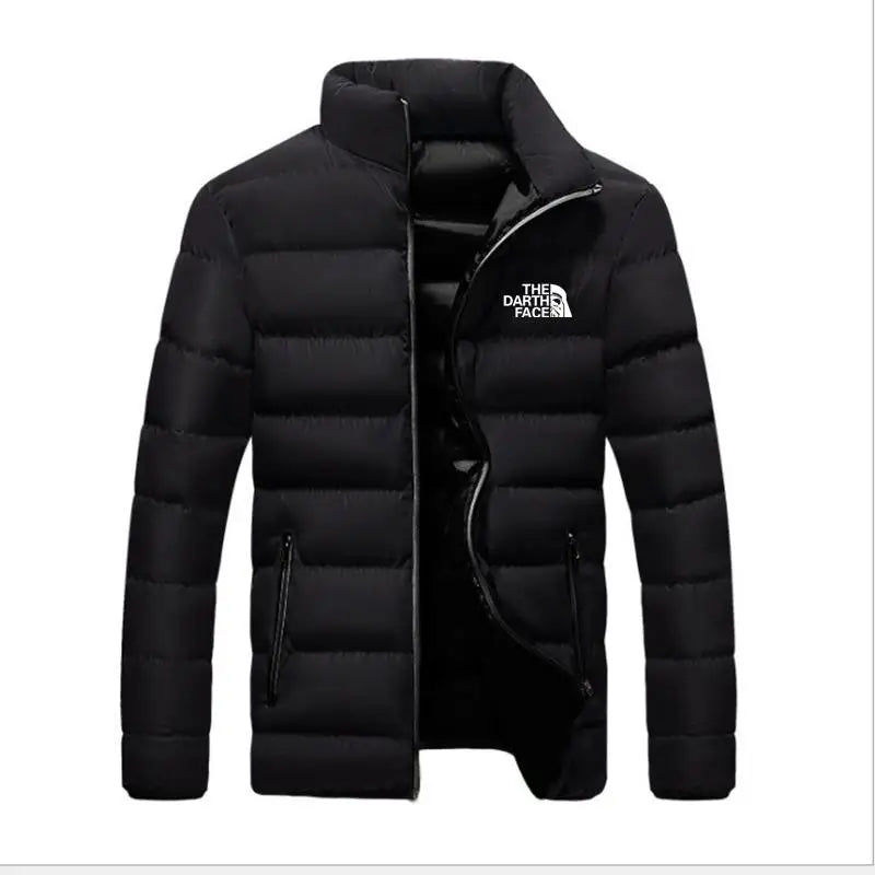 Men's Casual Printed Cotton Parka Jacket