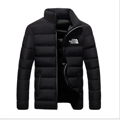 Men's Casual Printed Cotton Parka Jacket
