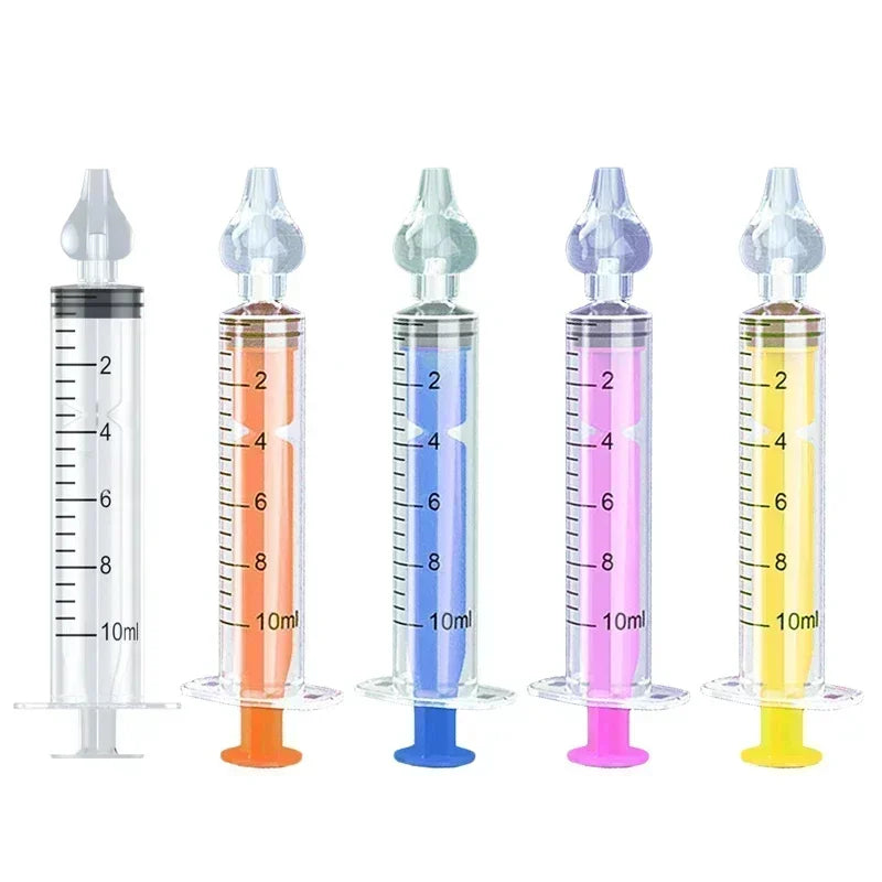 10ML Baby Nasal Aspirator Syringe Silicone Cleaner