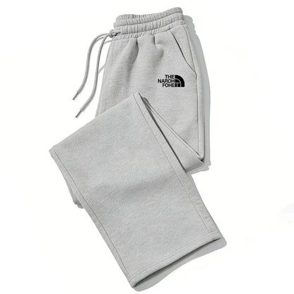 Womens Fleece Straight Leg Joggers Casual Pants