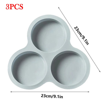 Silicone Air Fryer Egg Mold 3 Cavity Non-Stick