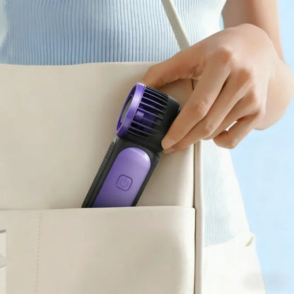 Mini Handheld Fan USB Rechargeable Plastic Outdoor Fan