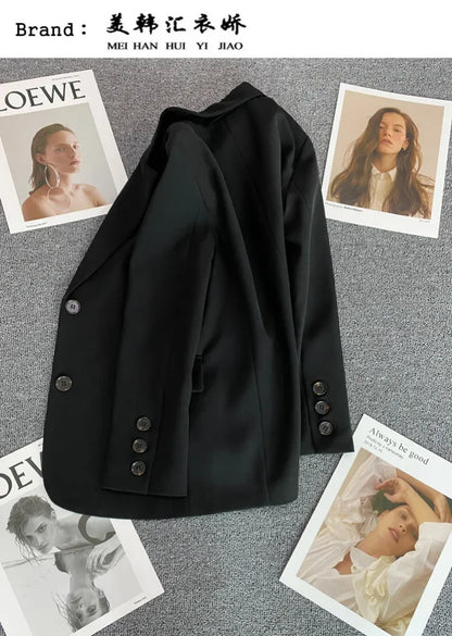 Elegant Long Sleeve Blazer Coat for Women