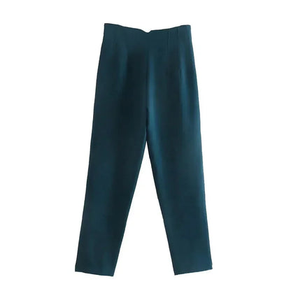 High Waist Pencil Pants for Women in Black and Pink