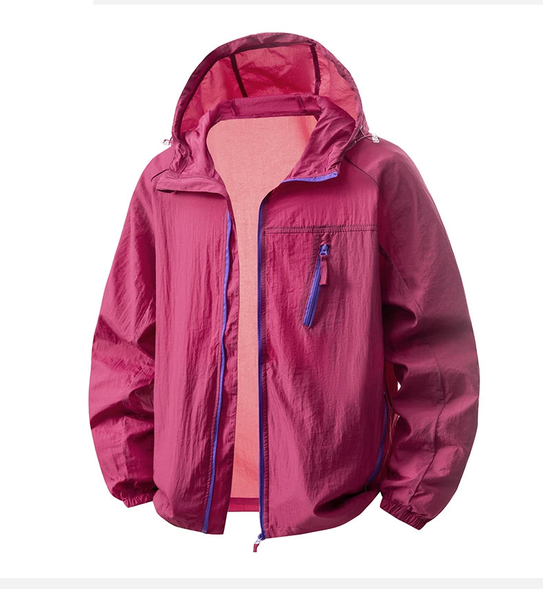 LNGXO Sun Protective Lightweight Jacket for Outdoor Sports