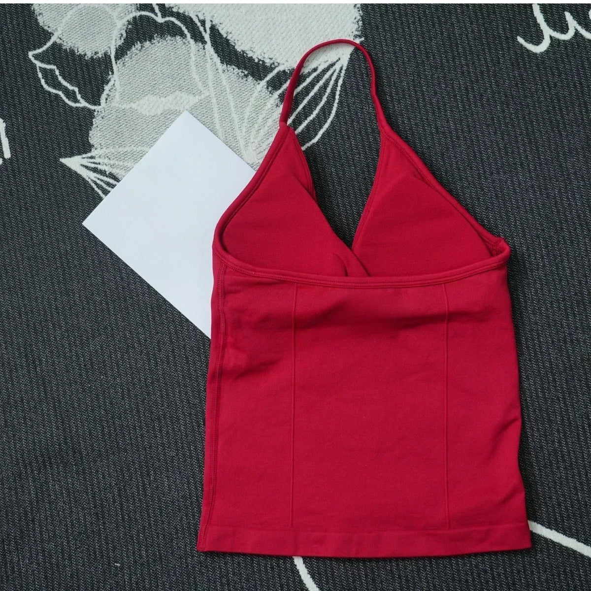 Seamless Lace-Up Bra and Shorts Yoga Set for Women