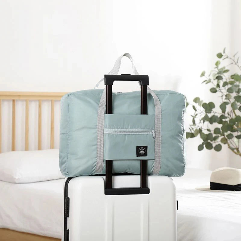 Foldable Nylon Travel Duffel Bag for Women and Girls