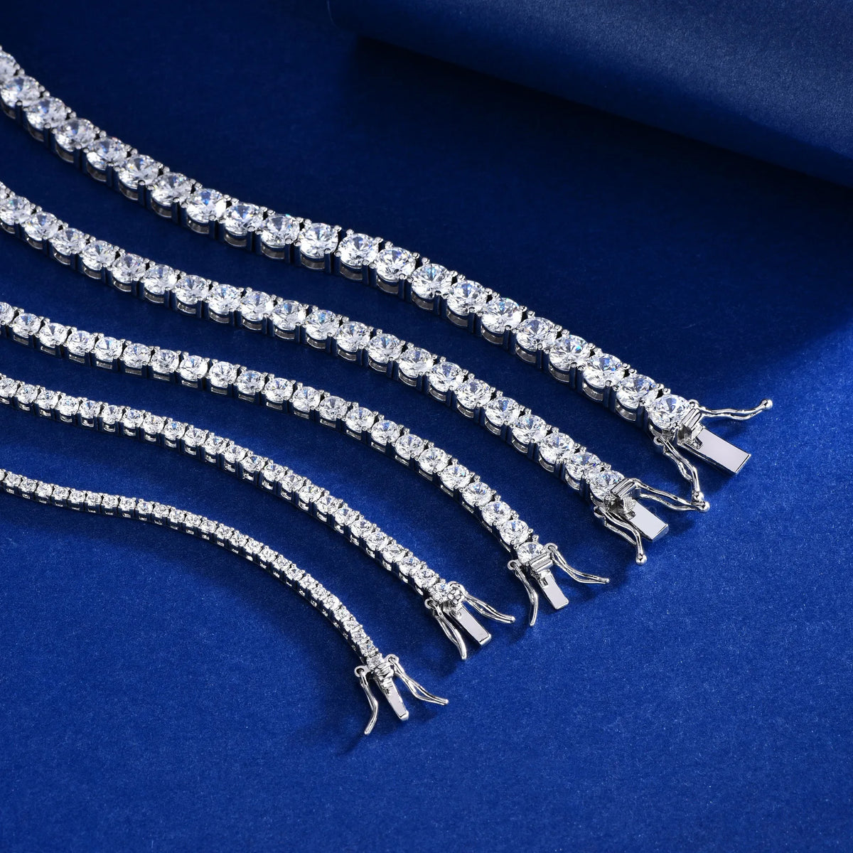 Moissanite Tennis Bracelet in S925 Sterling Silver