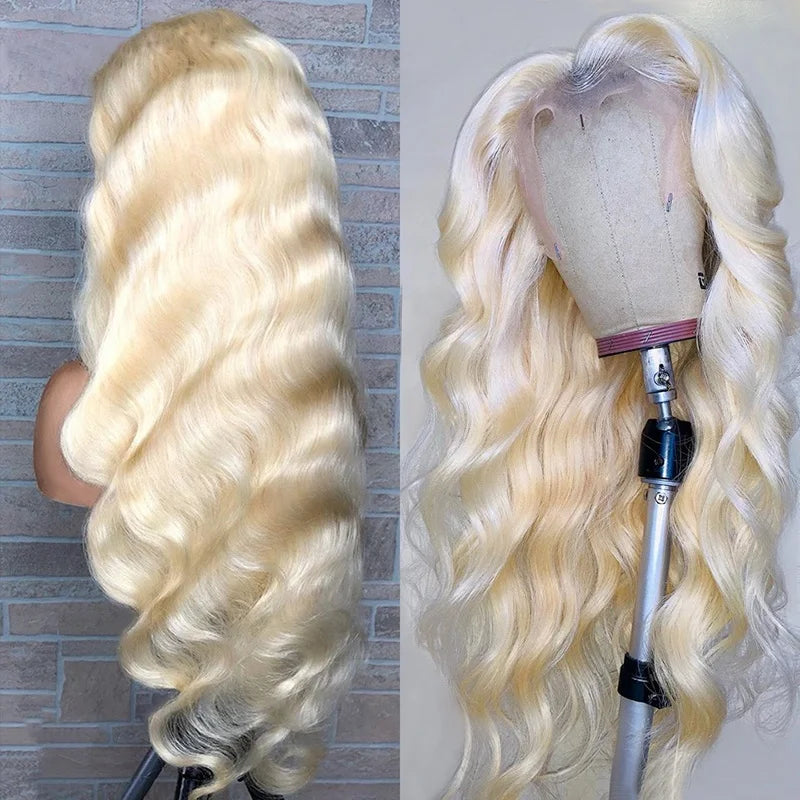 360 Lace Frontal Wig Honey Blonde Body Wave Human Hair