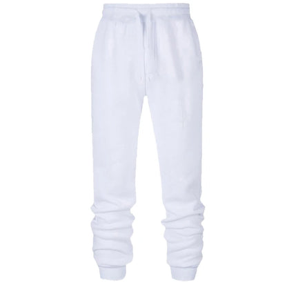 Men's Casual Polyester Sweatpants for Gym and Jogging