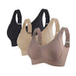 3-Pack Women's Push-Up Seamless Bralette M-4XL