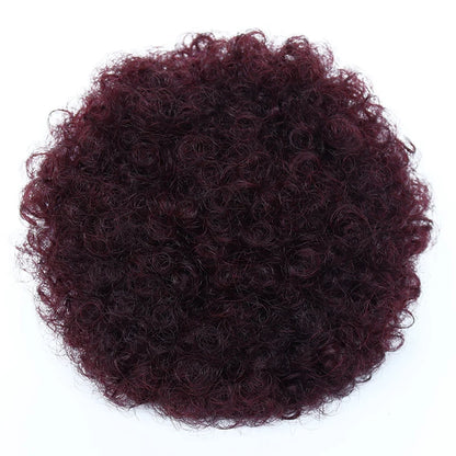 Afro Puff Drawstring Ponytail Brazilian Kinky Curly Hair