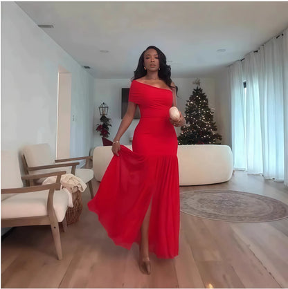 Elegant Off Shoulder Maxi Dress for Women