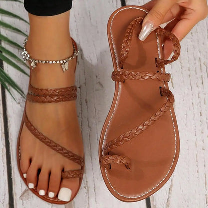 Women's Flat Soft-soled Non-slip Sandals for Summer