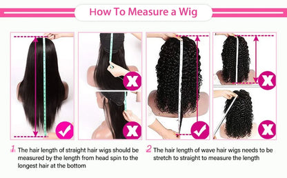 180% Density Brazilian Human Hair Lace Front Wig