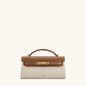 Crocodile Embossed Shoulder Bag in Pu Leather