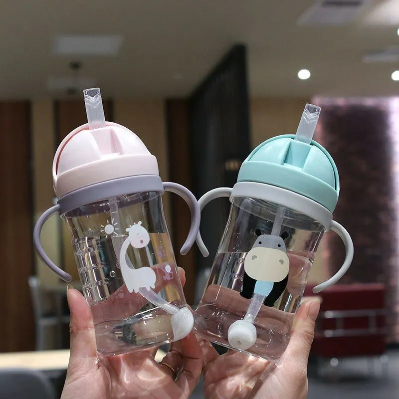 Kids 350ml Leak Proof Sippy Cup with Gravity Ball Straw