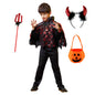 Halloween Vampire Dress for Kids in Scarlet Gothic Style
