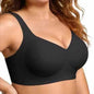 Wireless Push-Up Bra for Women, Soft Nylon Seamless Underwear