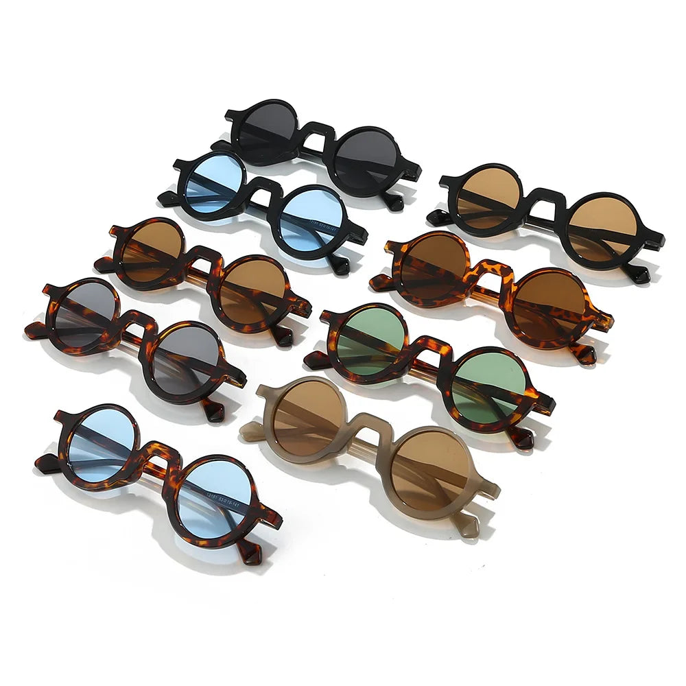 Retro Round Sunglasses for Casual Travel