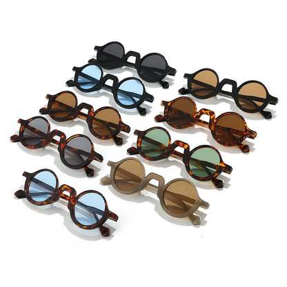 Retro Round Sunglasses for Casual Travel