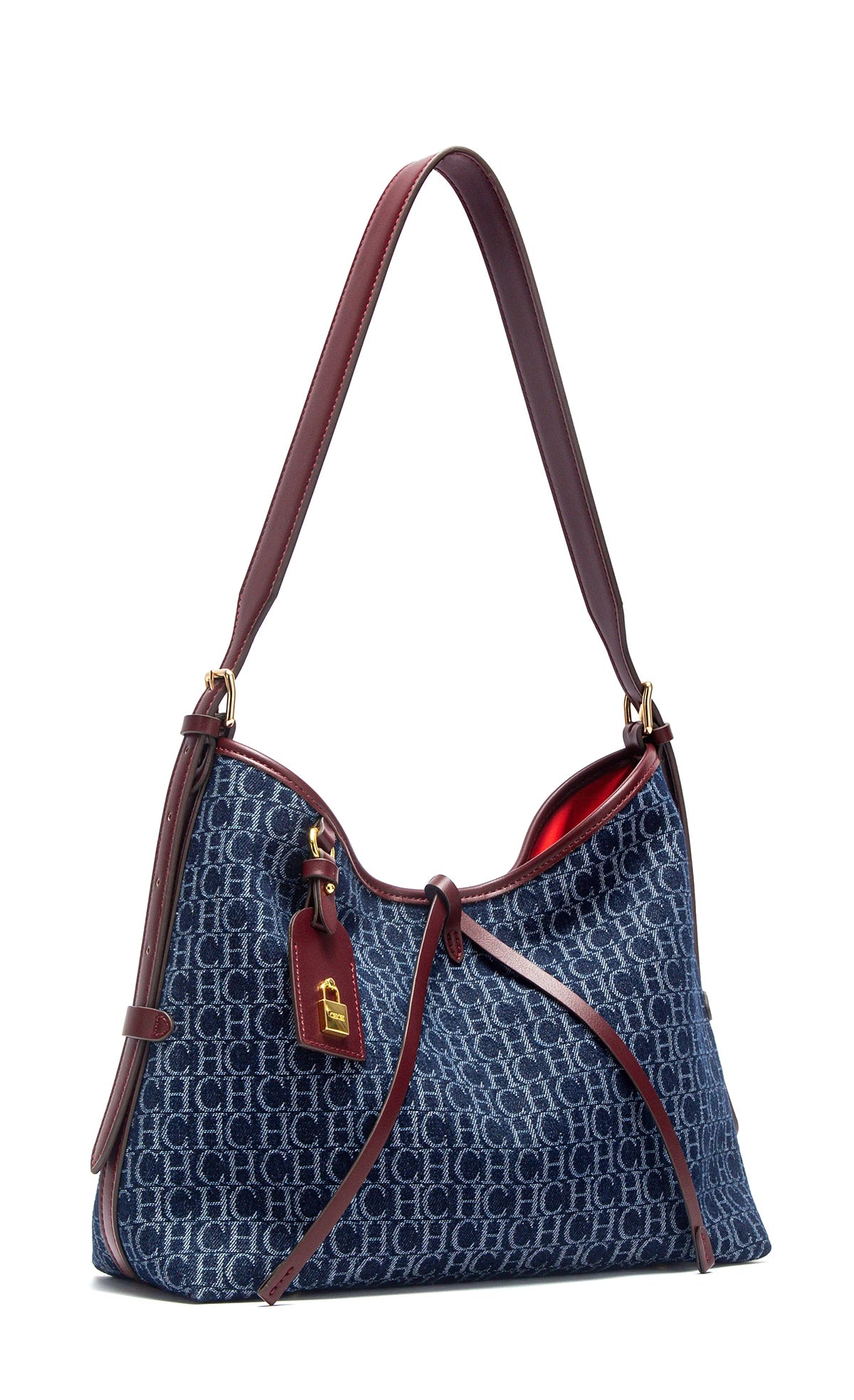 Wine Red Casual Tote Bag for Women