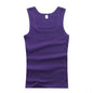 Plus Size Men Tank Tops Sleeveless Cotton Blend Vests