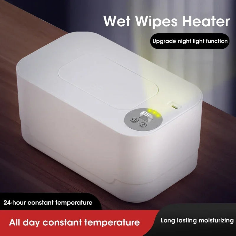 Baby Wipe Warmer with LED Display Portable USB Charge