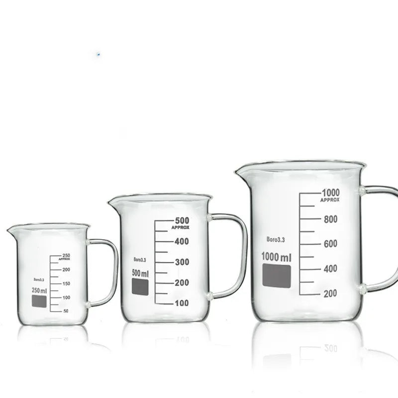 Glass Measuring Cup With Handle Heat-resistant 50-1000ml