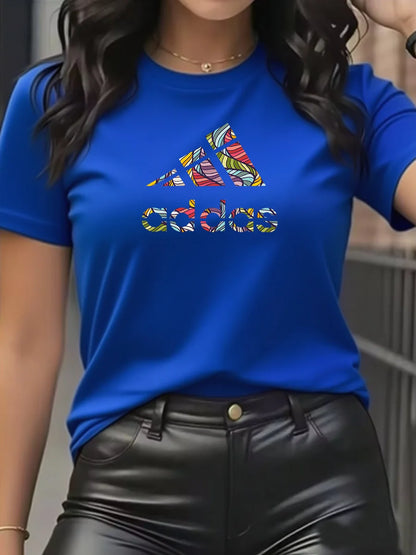 Cotton Round Neck T-Shirt for Women Slim Fit
