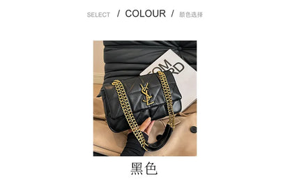 Genuine Leather Mini Square Bag for Women