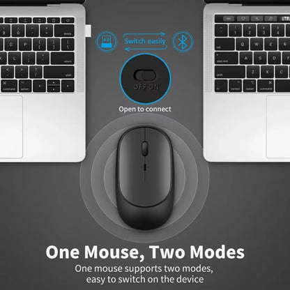 Wireless Rechargeable Bluetooth Mouse for Gaming