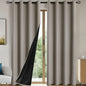 Modern Blackout Curtains - 100% Polyester, UV Protection