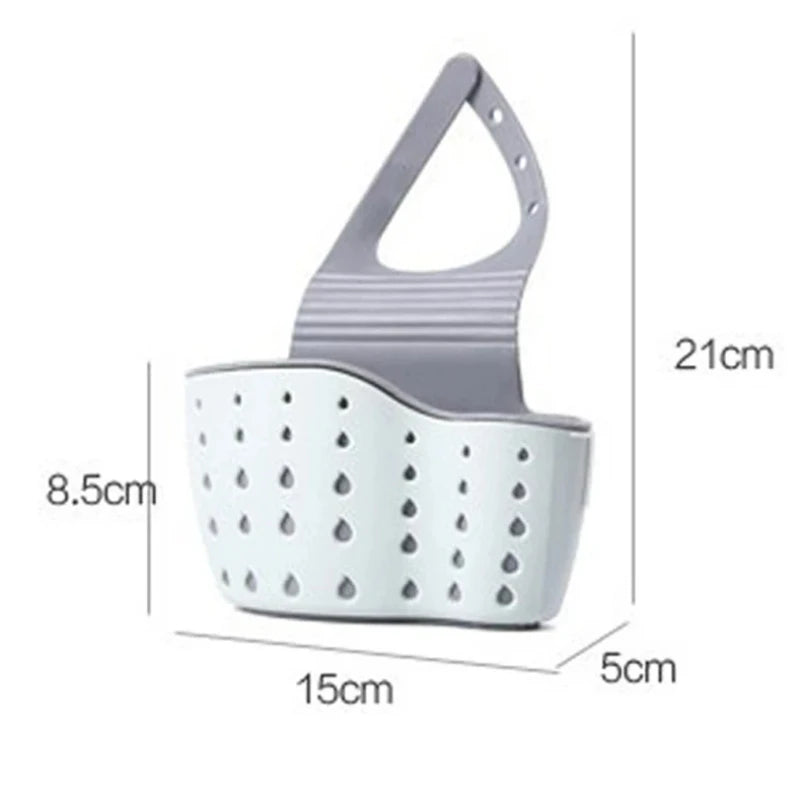 Kitchen Sink Drain Basket Silicone Holder Organizer