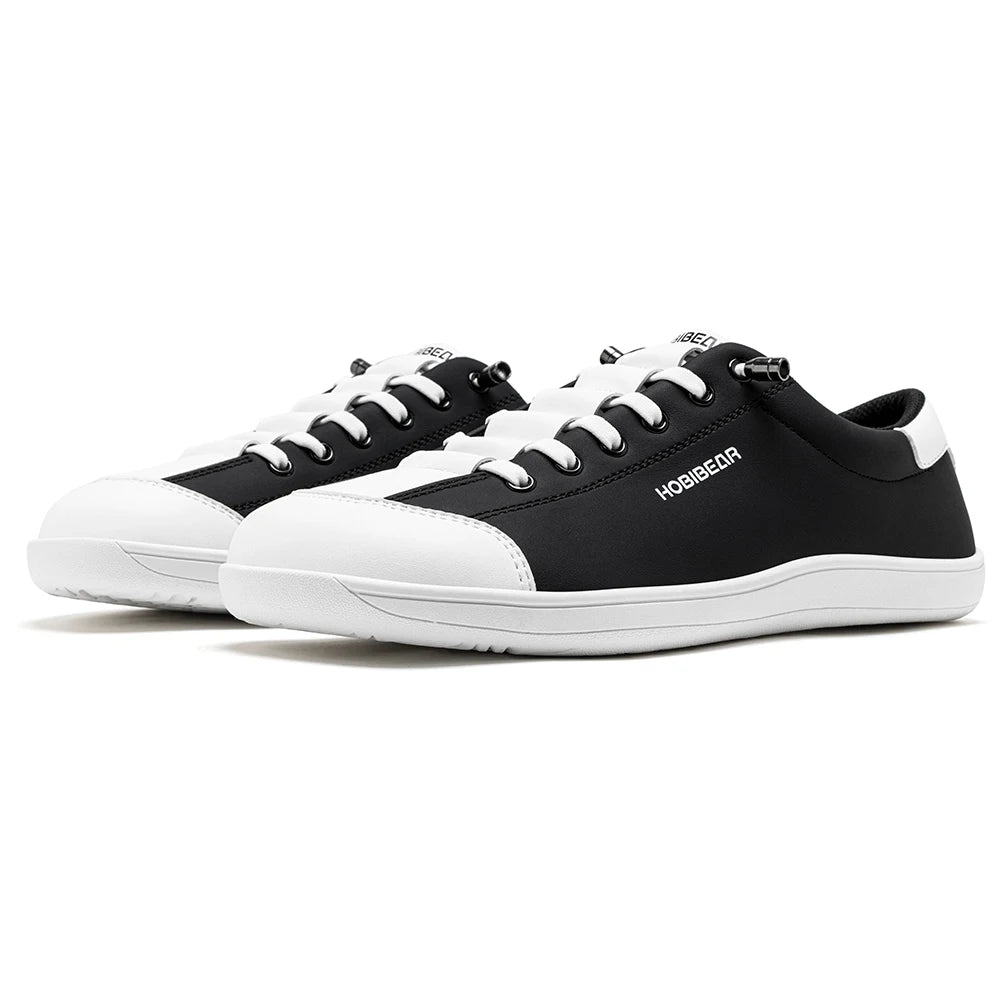 HOBIBEAR Unisex Barefoot Wide Toe Sneakers Artificial Leather