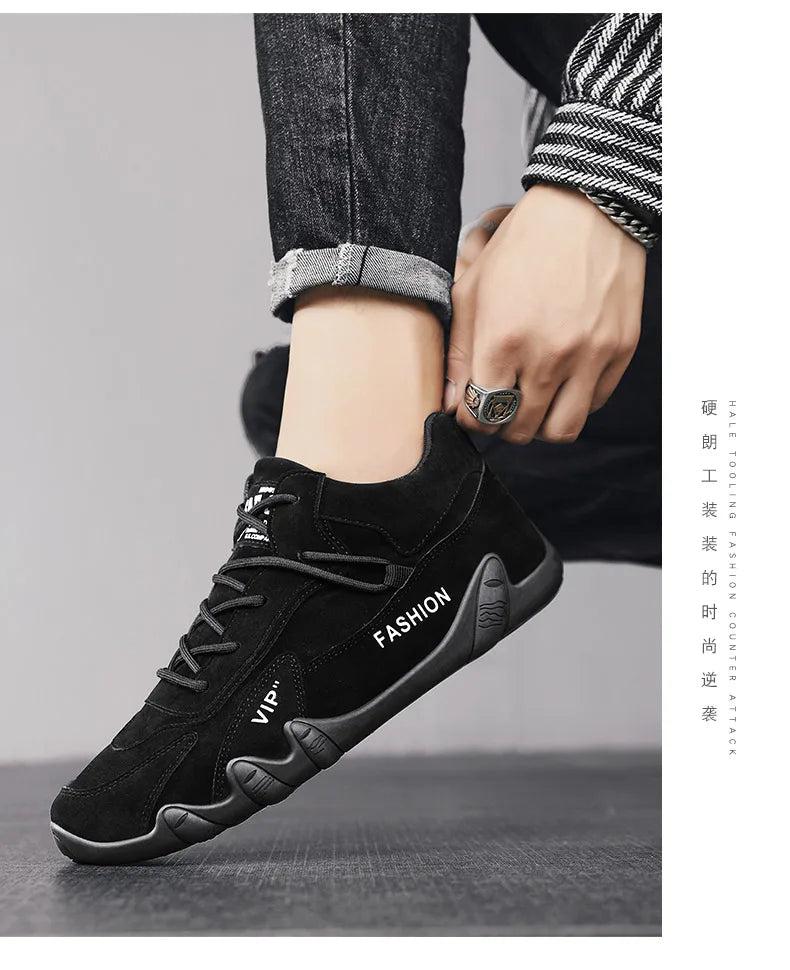 Men's Casual Hiking Shoes with Anti-Slip Comfort