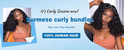 30 Inch 15A Burmese Curly Human Hair Bundles