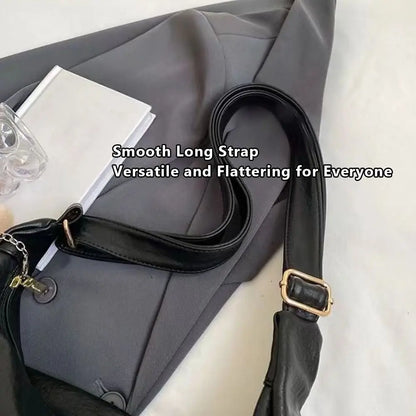Trendy PU Leather Slouchy Shoulder Bag for Women