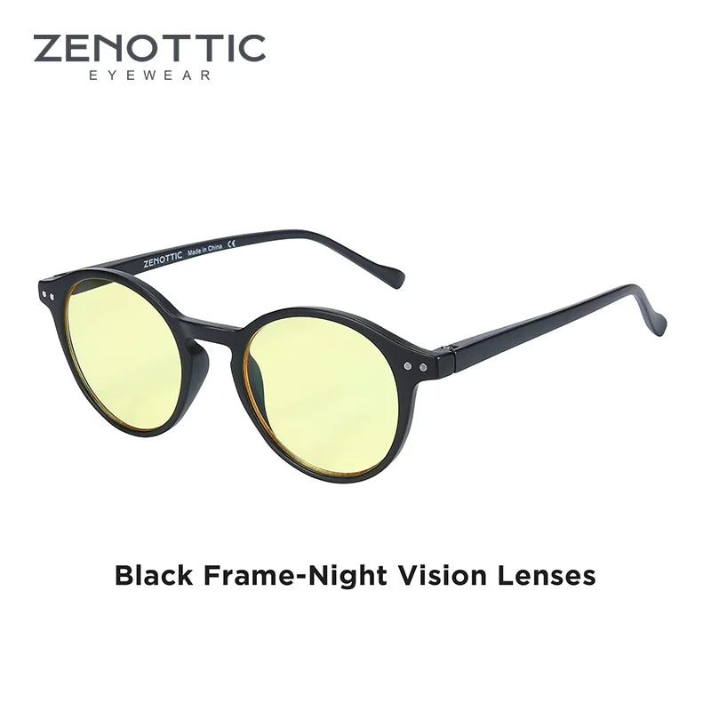 ZENOTTIC Retro Circular Polarized Sunglasses S Size