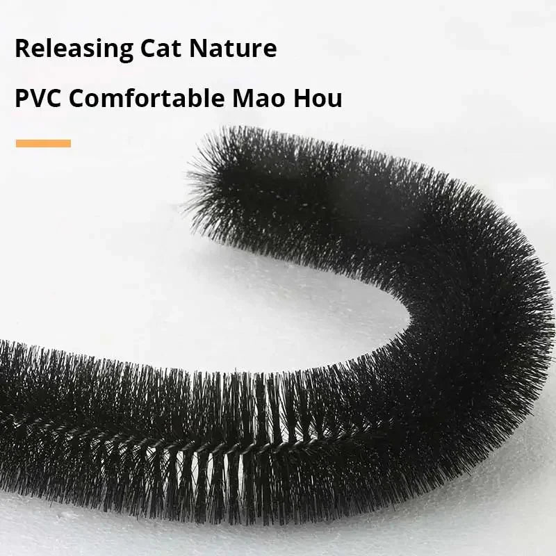 Cat Toy Arch with Massage Brush and Scratching Pad