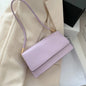Luxury Women's Crossbody Shoulder Bag in Solid Color