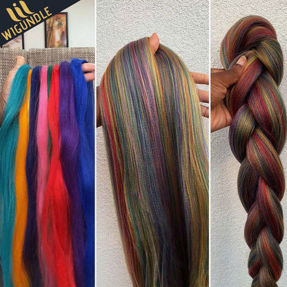 Synthetic Kanekalon Pre Stretched Curly Jumbo Braids