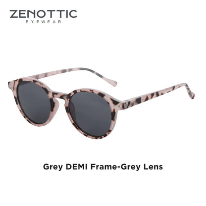 ZENOTTIC Retro Circular Polarized Sunglasses S Size